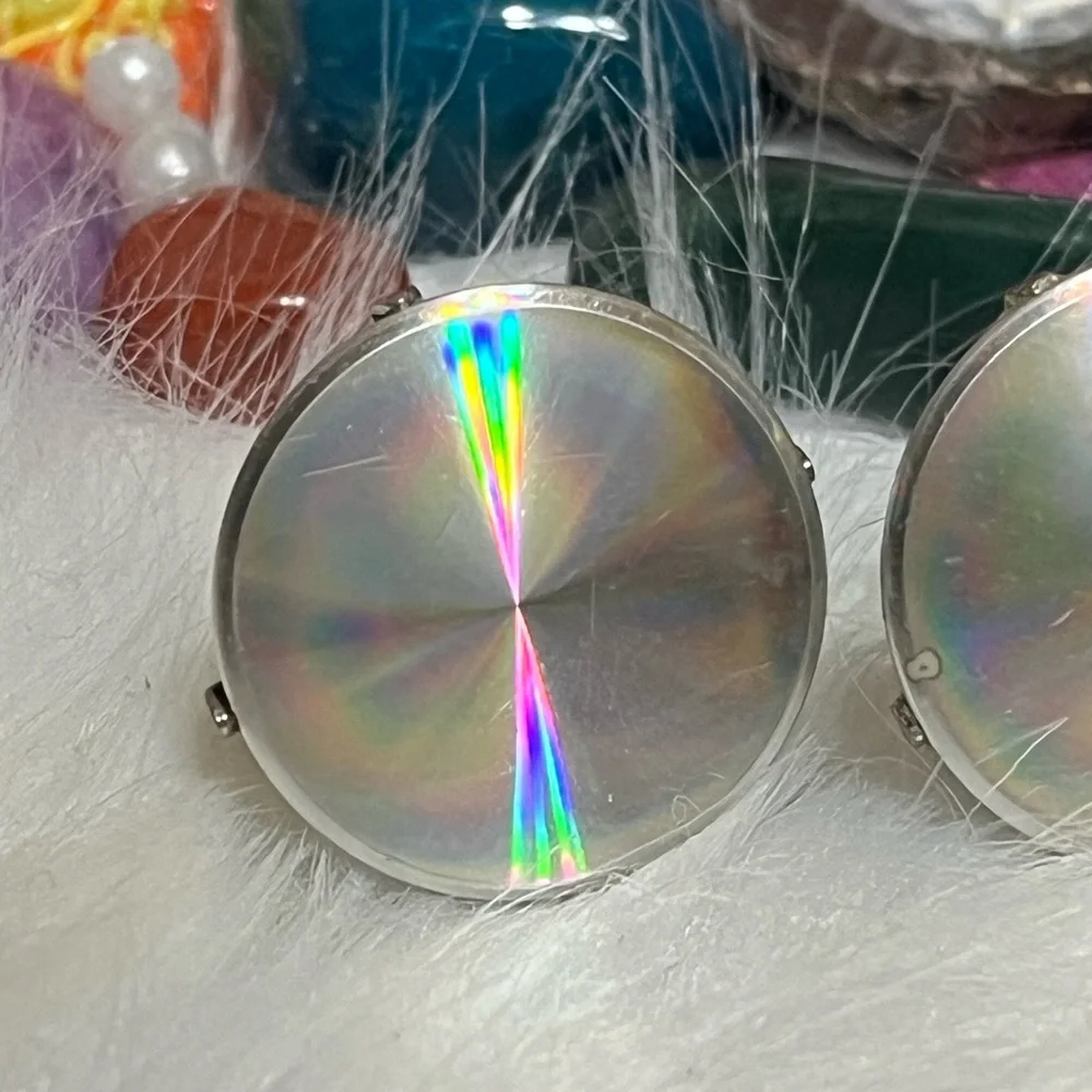 Vintage Holographic Cufflinks